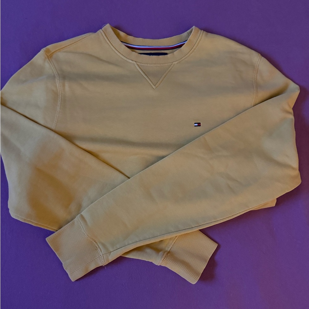 Tommy Hilfiger Yellow Crewneck Sweatshirt